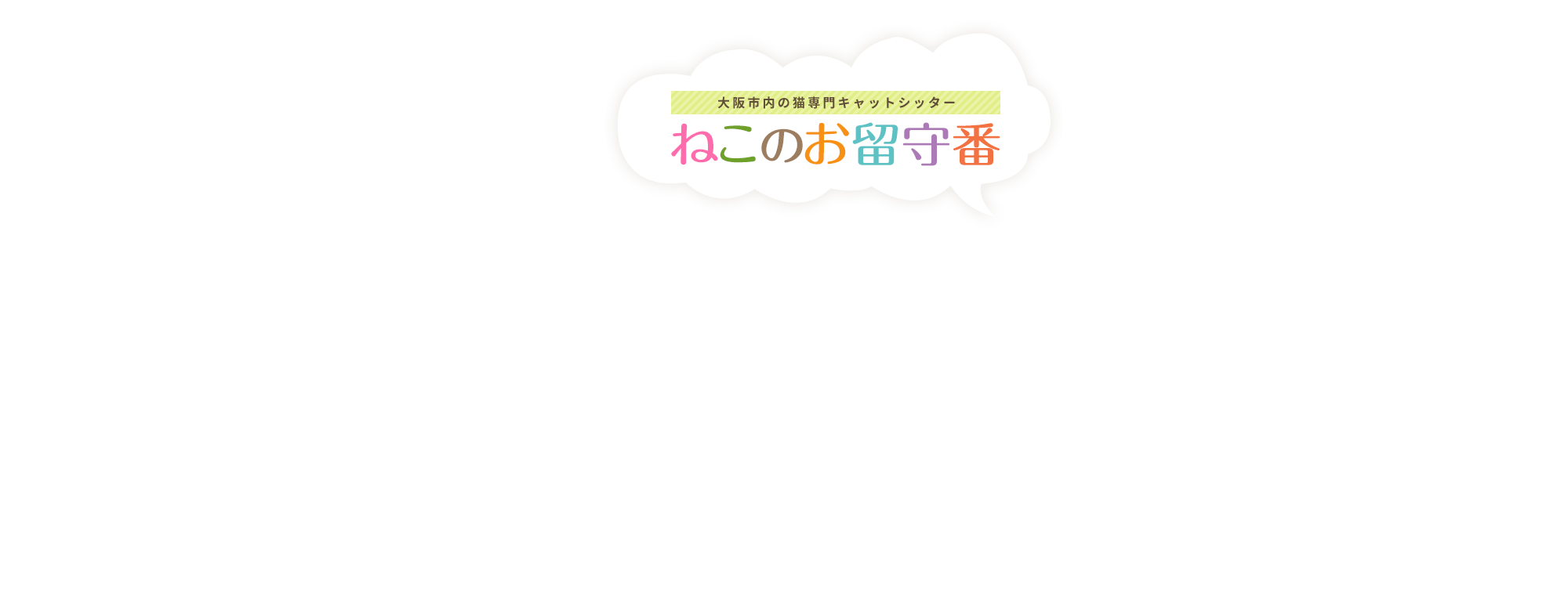 大阪のキャットシッター(猫専門ペットシッター)のことならねこのお留守番《大阪市西区、中央区、阿倍野区、天王寺区》